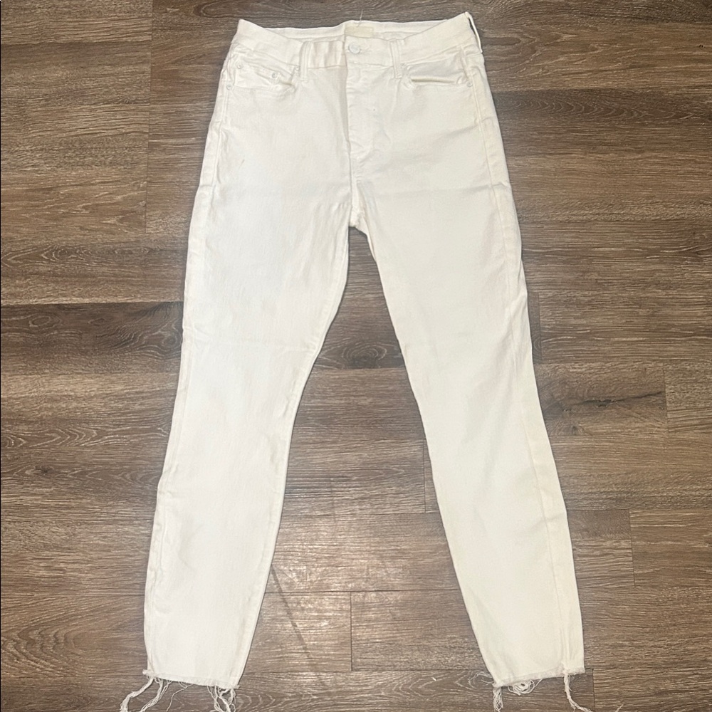 MOTHER “High Waisted Looker Ankle Fray” Jeans size 27